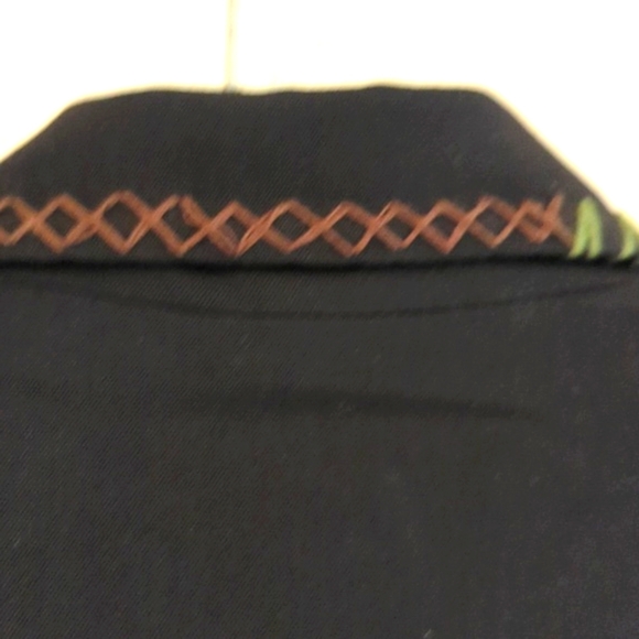 Raw 7 Vintage Applique Cropped Jacket M - Picture 14 of 16